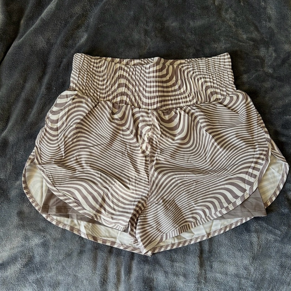 Striped Women's Shorts By VITALITY X COSMOPOLITAN. Size Small